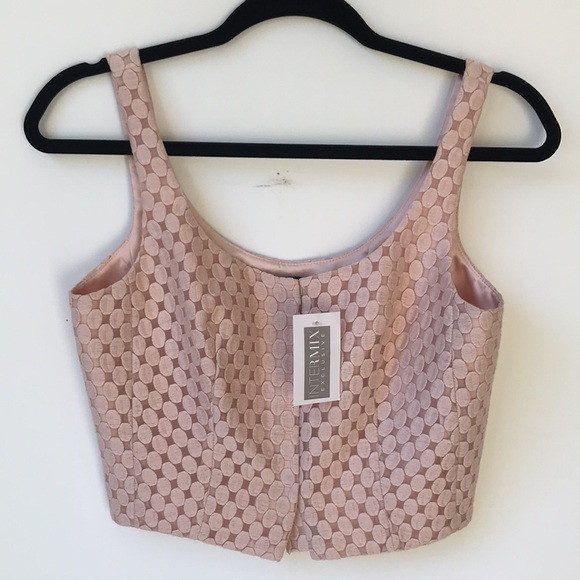 Intermix Embroidered Lace Pencil Skirt Top Set S - Picture 5 of 13